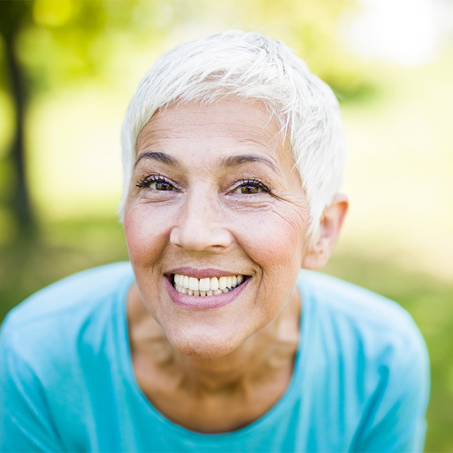 smiling woman